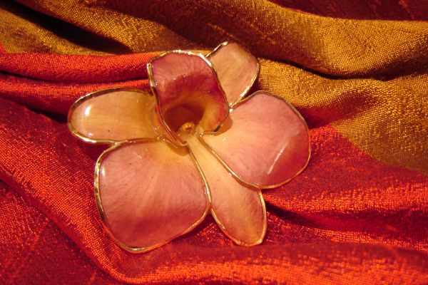 Thai Orchid Brooch